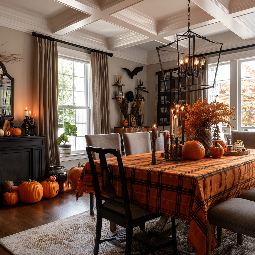How to Wash and Care for Your Autumn Leaves Checkered Tablecloth