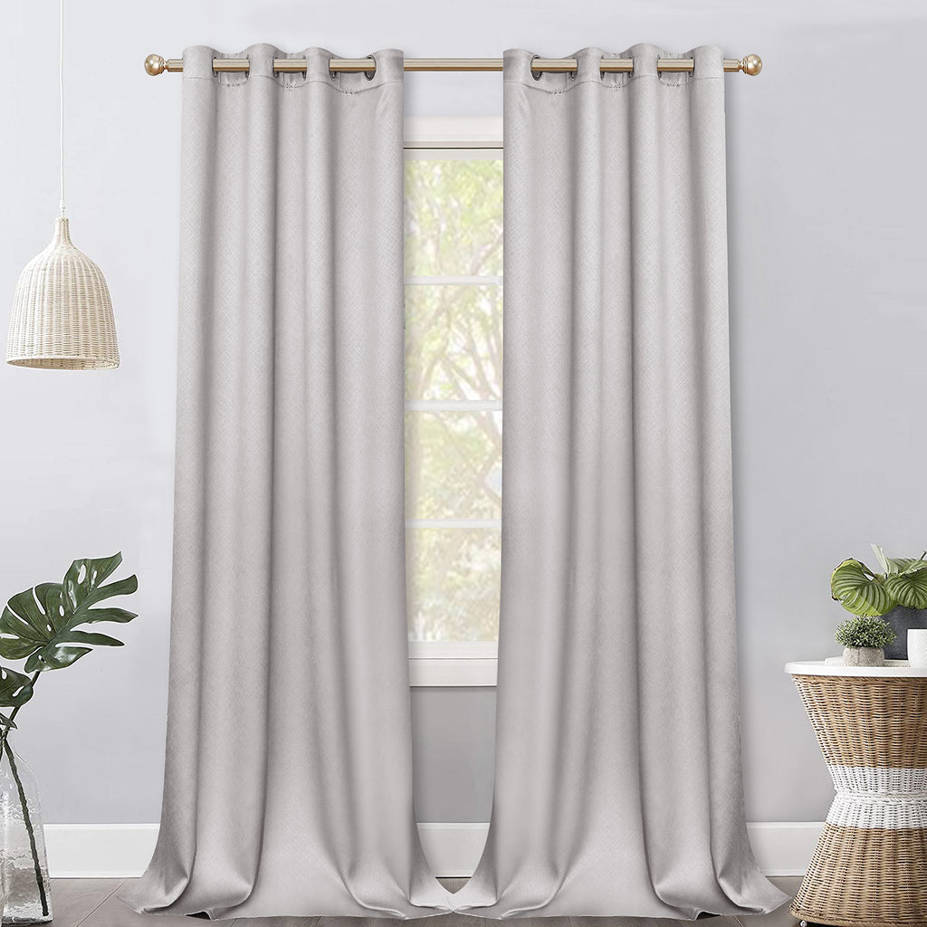 Jolly's Satin Curtains - Silver