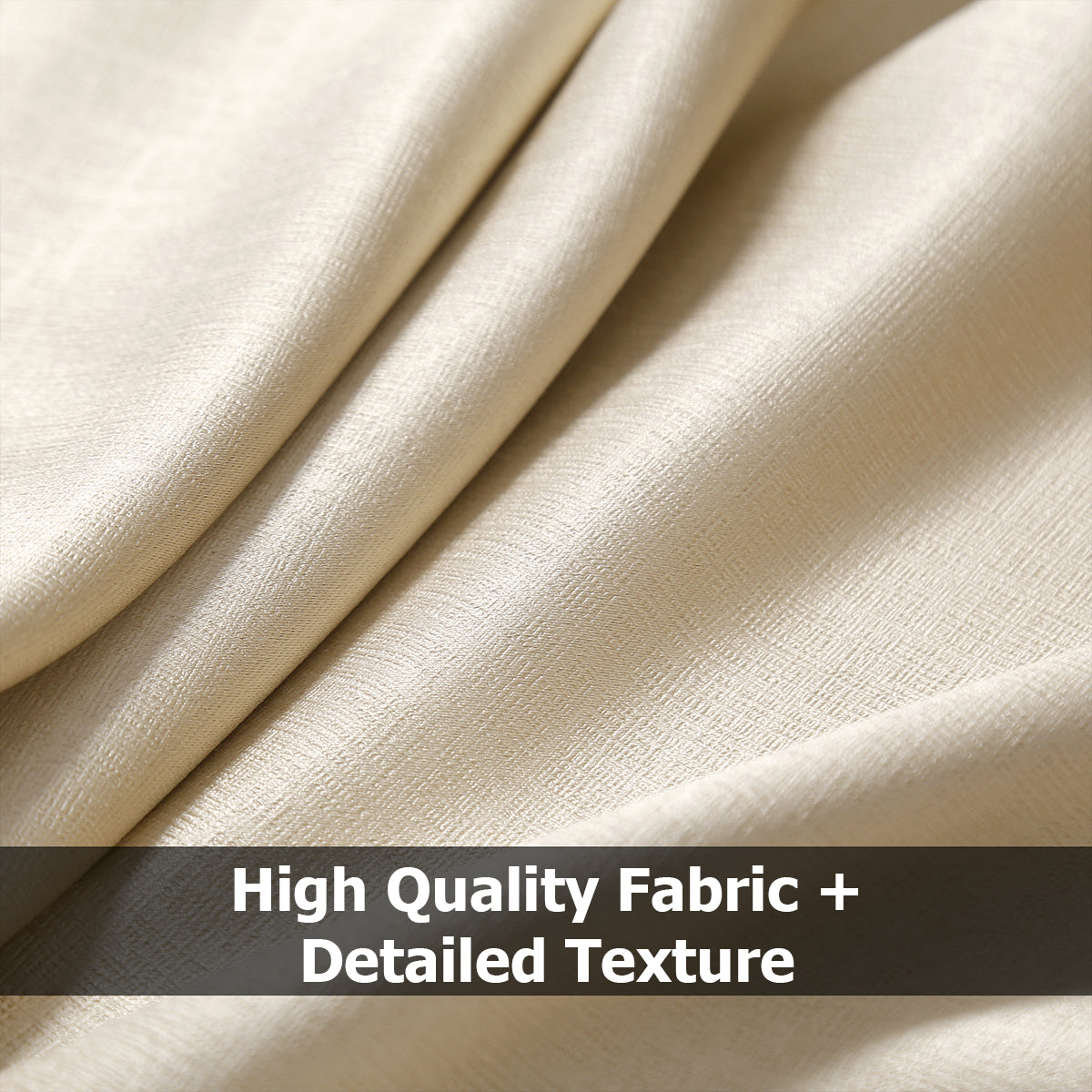 Jolly's Satin Curtains - Beige