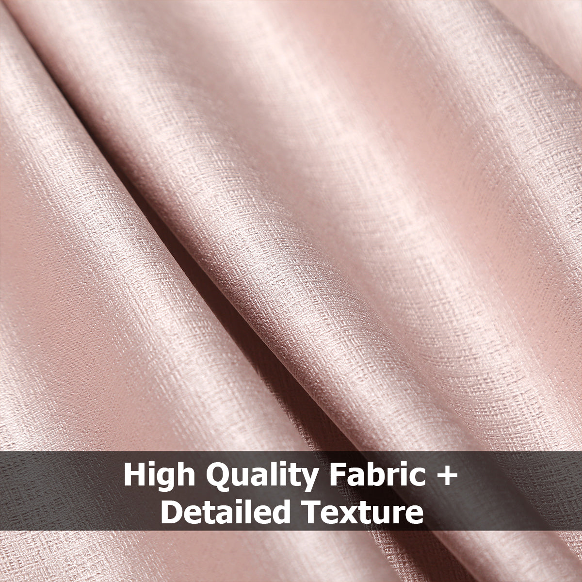 Jolly's Satin Curtains - Pink