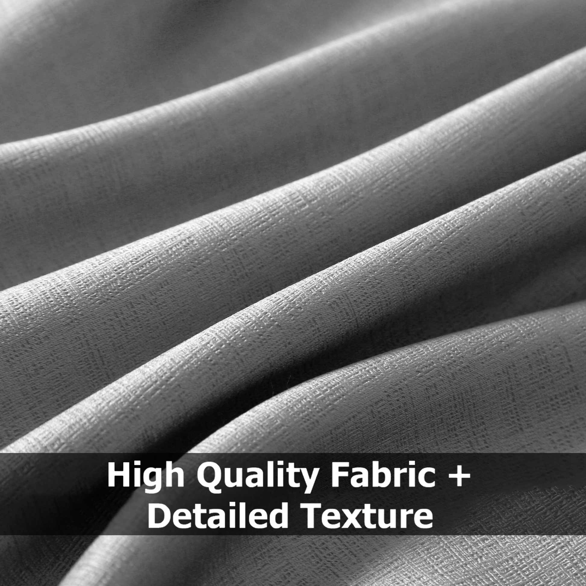 Jolly's Satin Curtains - Light Gray