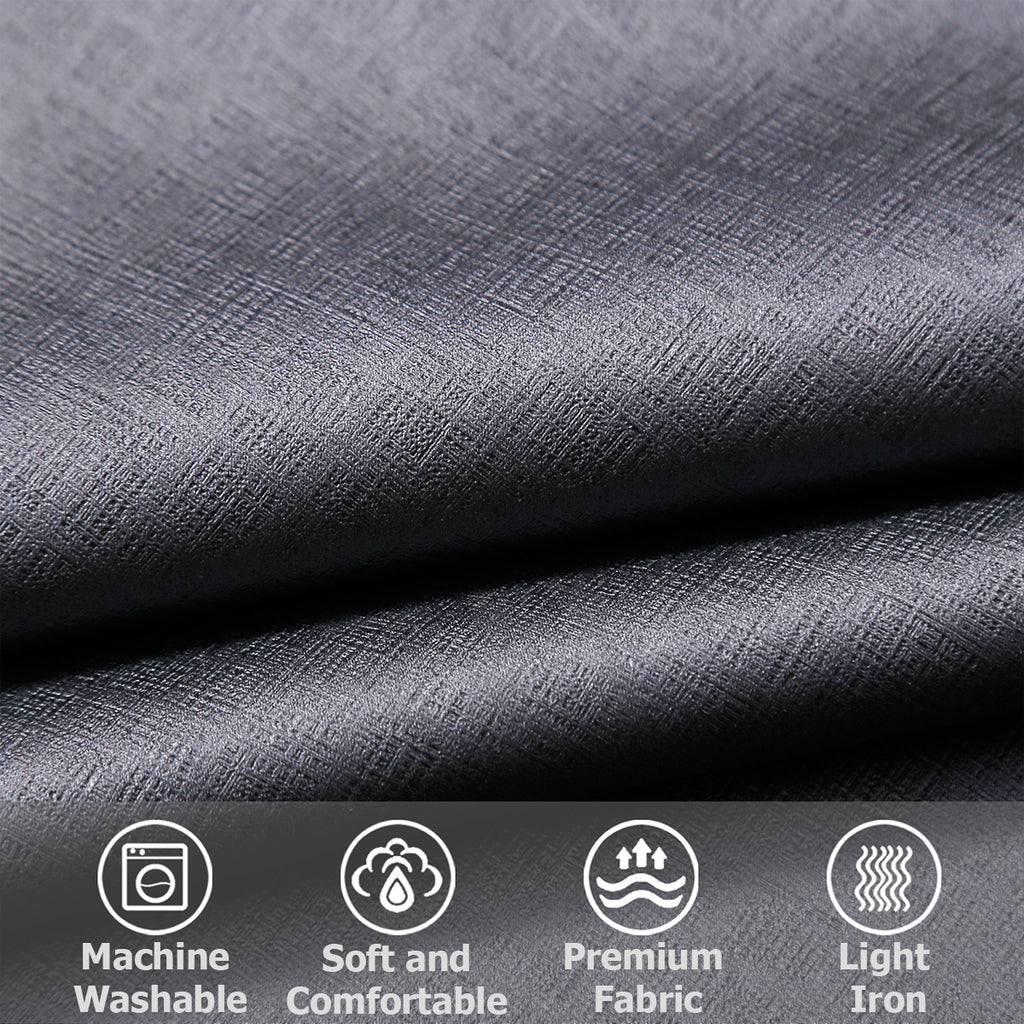 Jolly's Satin Curtains - Dark Gray
