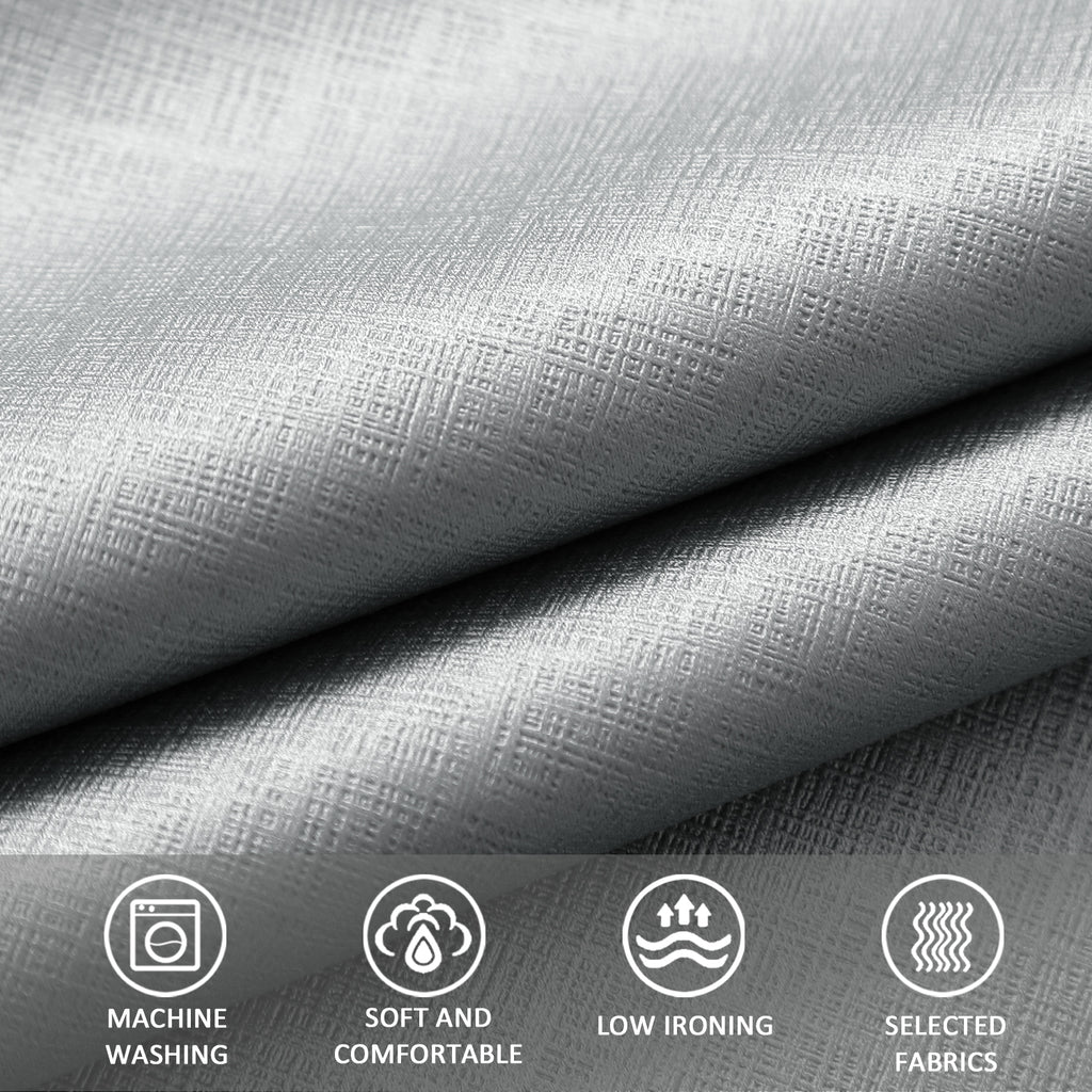 Jolly's Satin Curtains - Light Gray