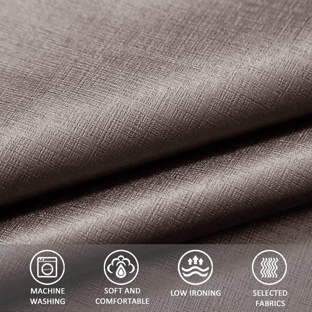 Jolly's Satin Curtains - Brown