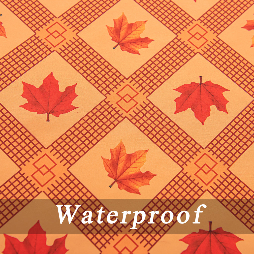 Daily Orange Autumn Leaves Rectangle Tablecloth