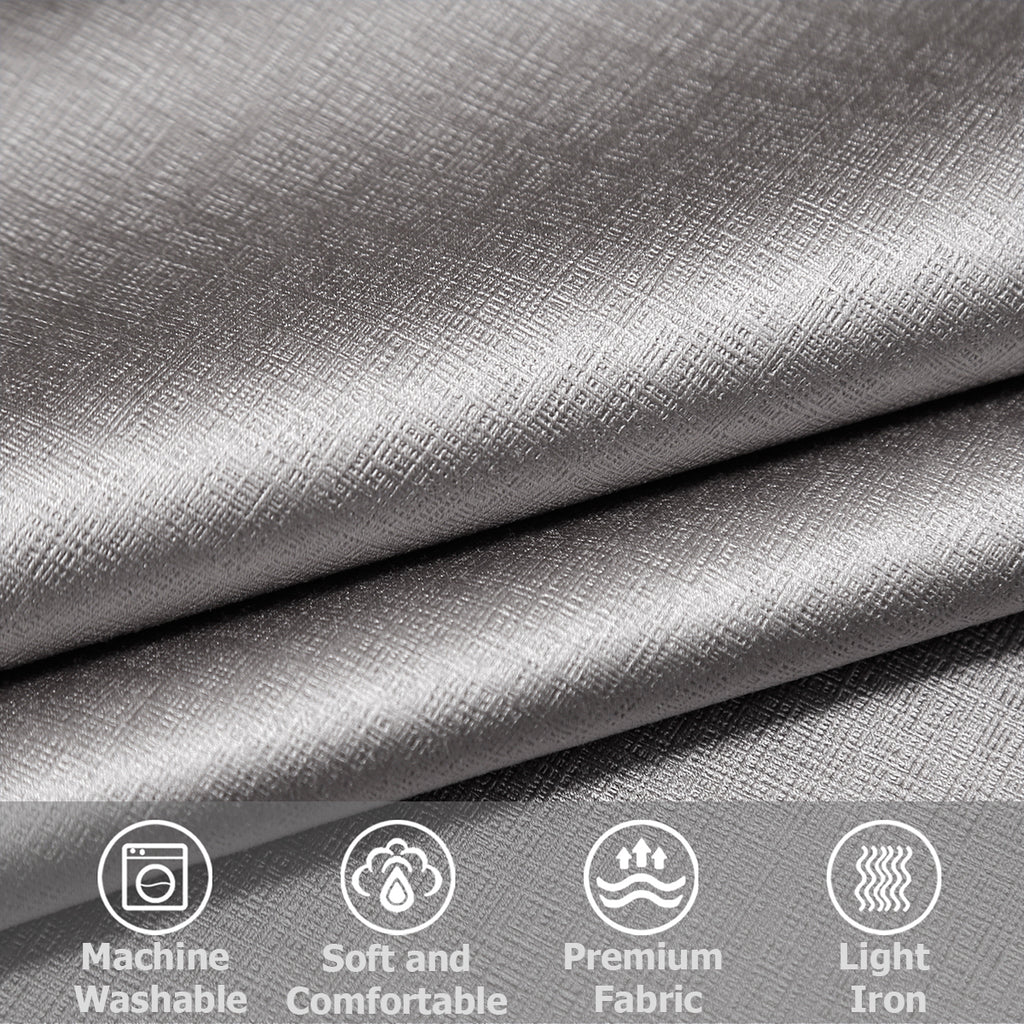 Jolly's Satin Curtains - Gray