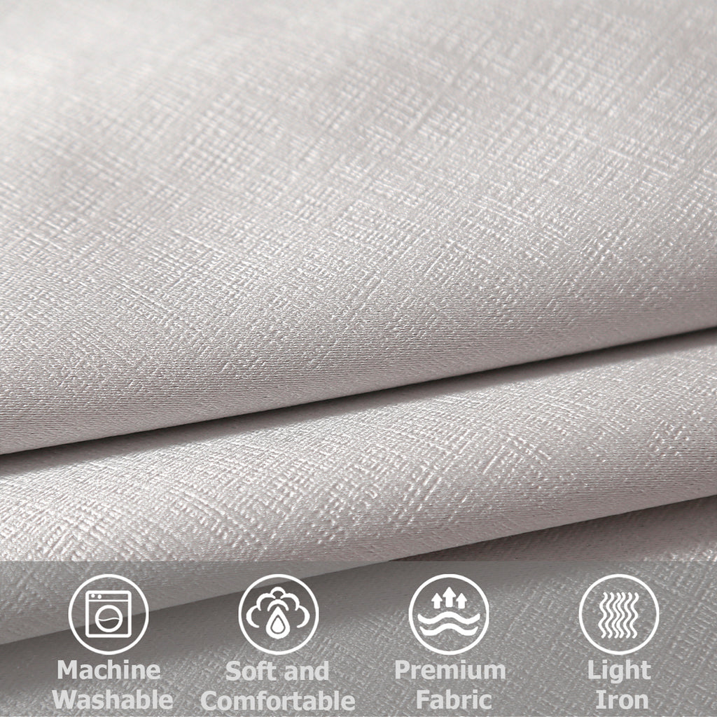 Jolly's Satin Curtains - Silver