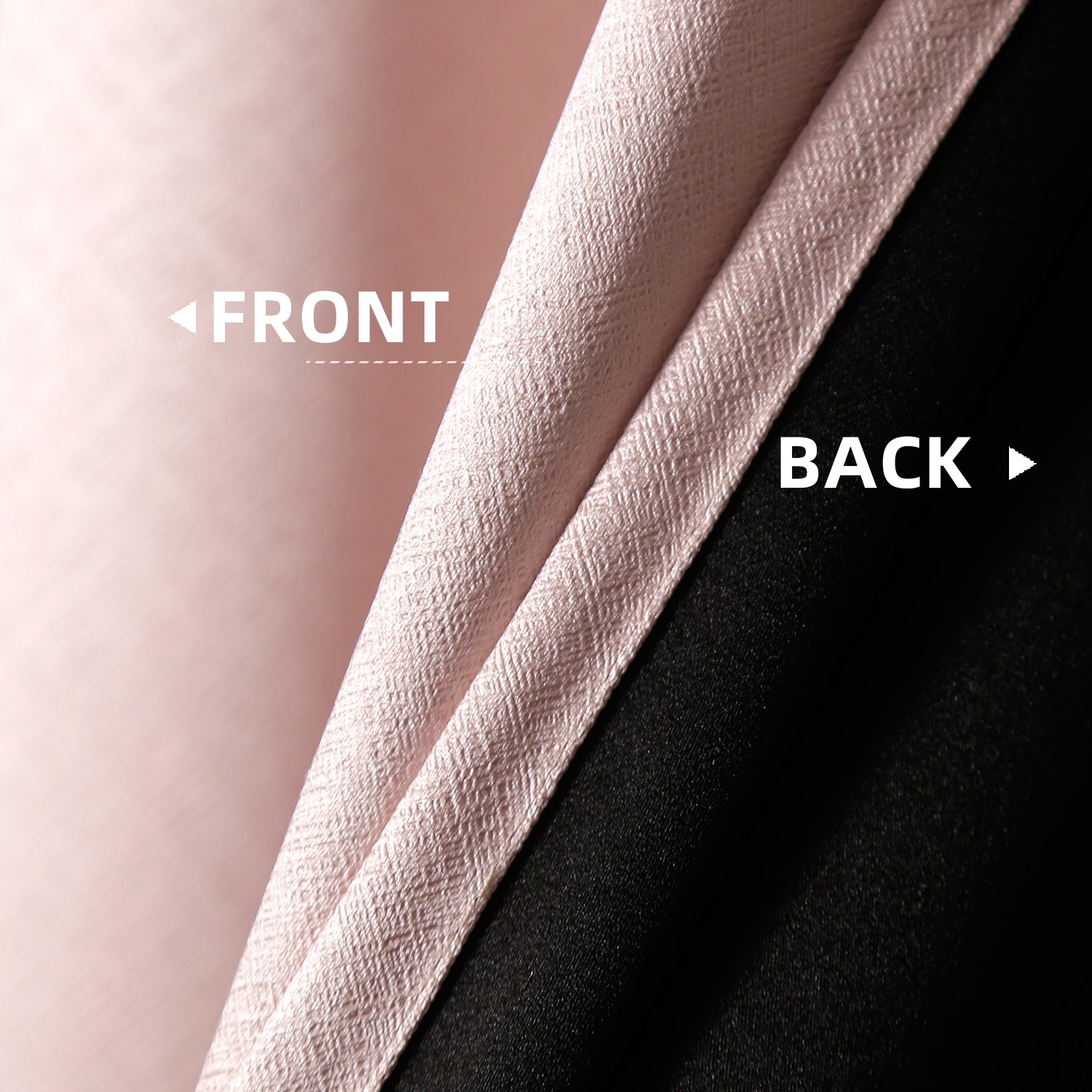 Jolly's Satin Curtains - Pink