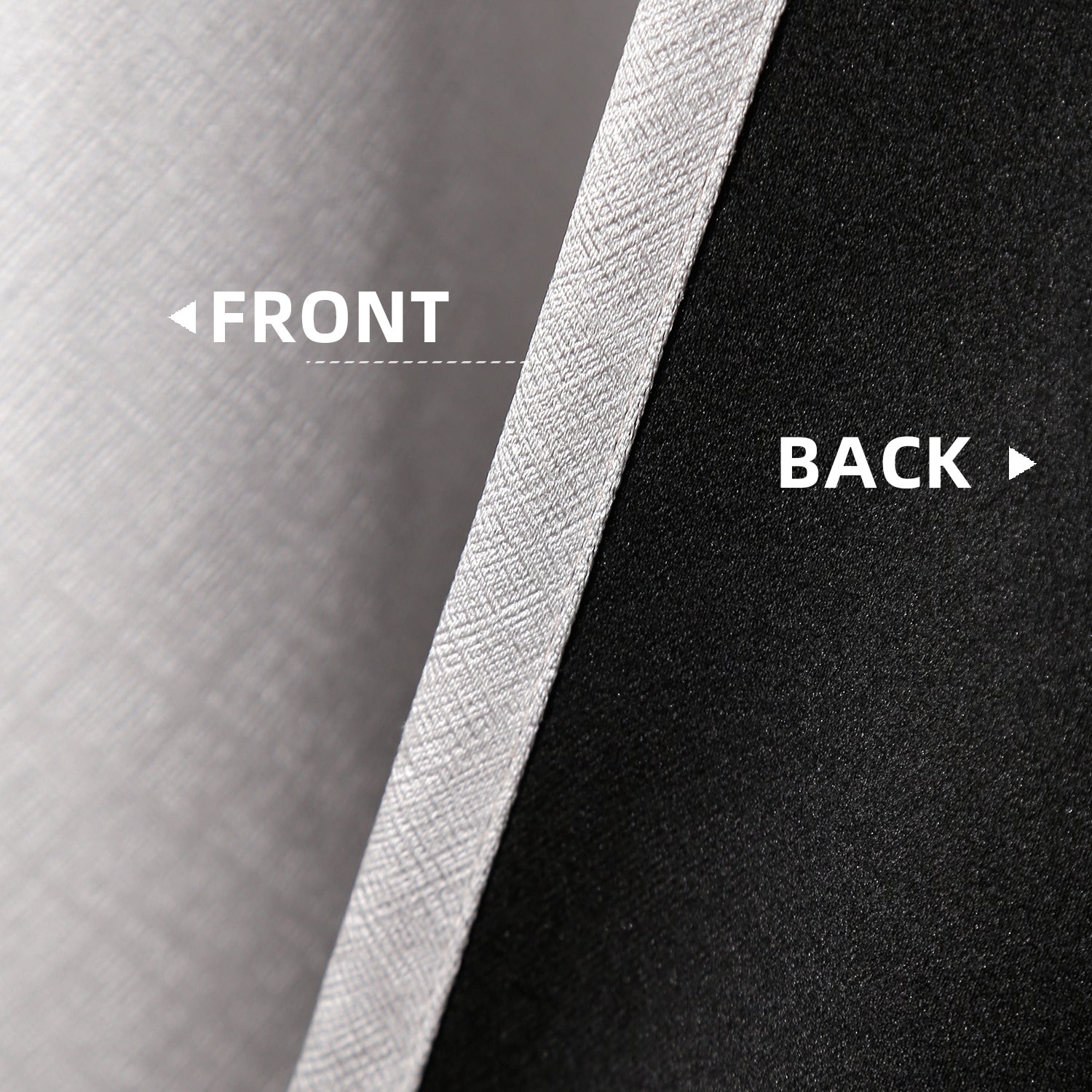 Jolly's Satin Curtains - Silver