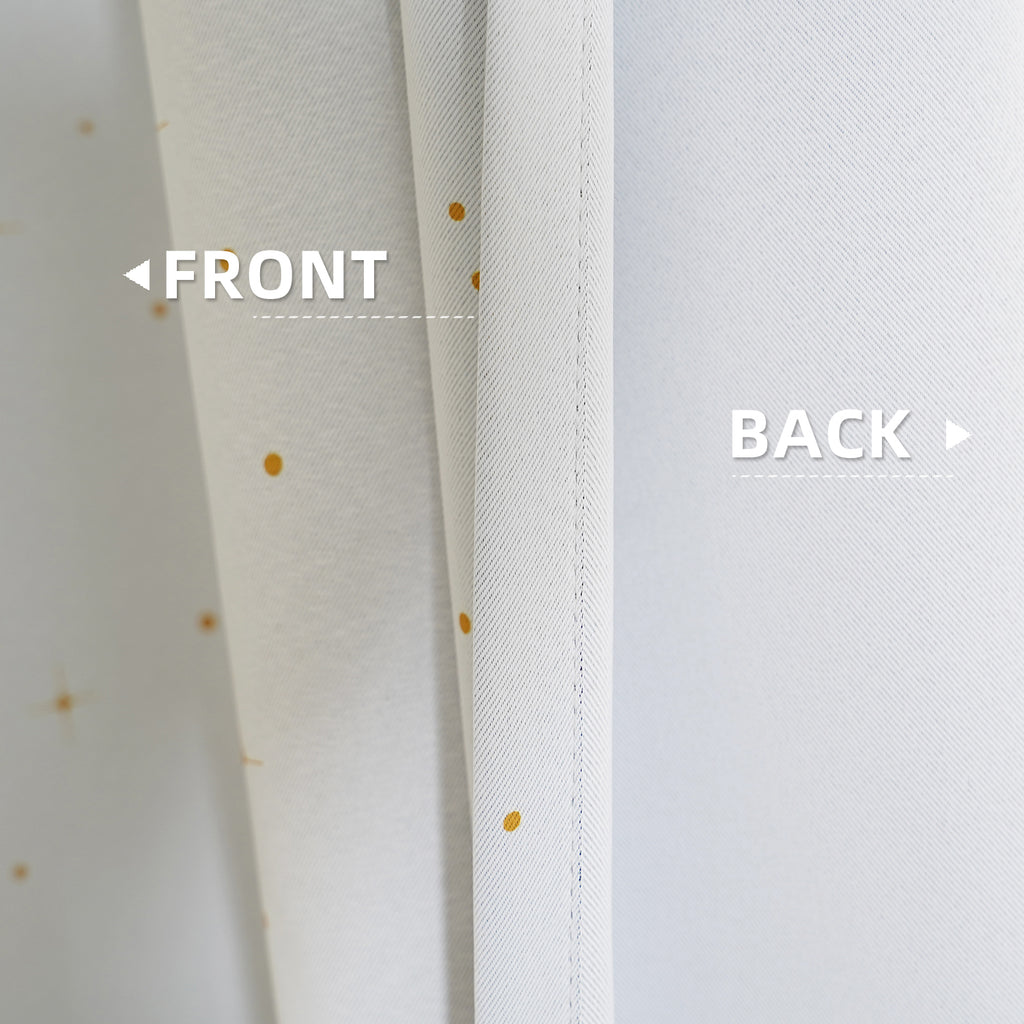 Christmas Curtains - White Reindeer