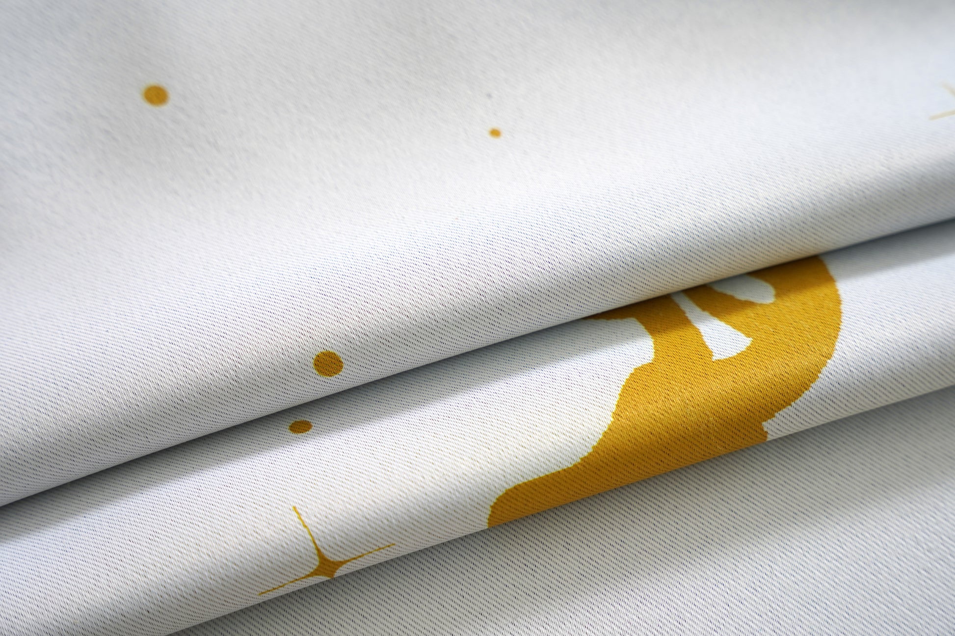 Christmas Curtains - White Reindeer