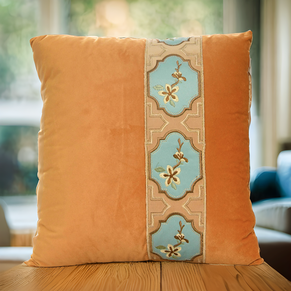 May s Decorative Velvet Throw Pillow Covers Chinese Orchid