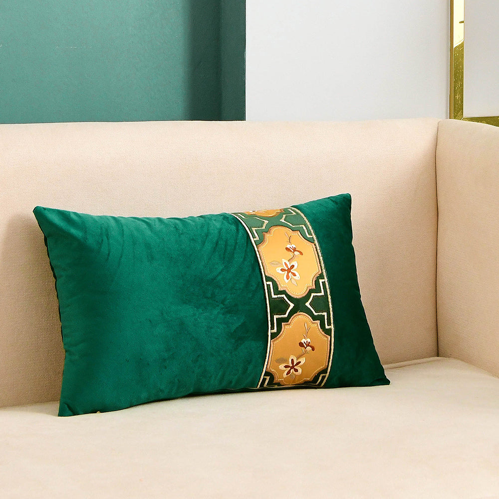 May's Decorative Velvet Throw Pillow Covers - Chinese Orchid